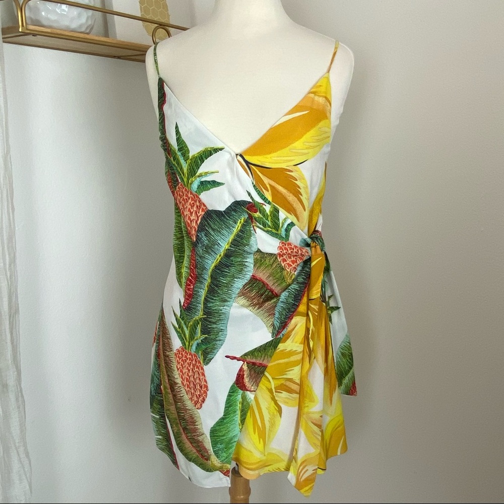 FARM Rio Tropical Print Maxi Dress - Yellow, Green, Red